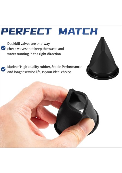 4 Paket Db Valf 1-1/2inch Duckbill Valf Kiti Sealand Vakum Jeneratörleri Için Dometıc 385310076 Için Değiştirin S&amp T Serisi (Yurt Dışından) fırsatları