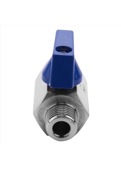 6x Paslanmaz Çelik Bilyalı Valf - 1/4 Inç Npt Iplik Erkek Küçük Mini Top Valfı (1/4inch Erkek ve Erkek) (Yurt Dışından) fırsatları