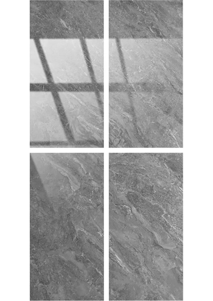 Gri Mermer Desenli Plastik Duvar Sticker Duvar Kağıdı Şık Zarif 60X30 Duvar Kağıdı 3 Adet fiyatları