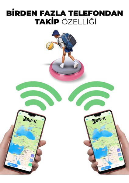 Plus Tag Android & Ios Uyumlu Airtag Akıllı Gps Takip Cihazı (Soft Pink) indirimleri
