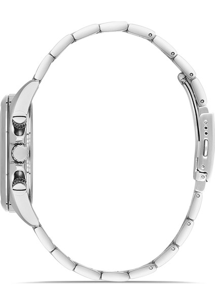 WEL2510-1 Erkek Kol Saati Kronometreli, Çelik Kasa Kordon, Su Geçirmez, Silver Renk fiyatları