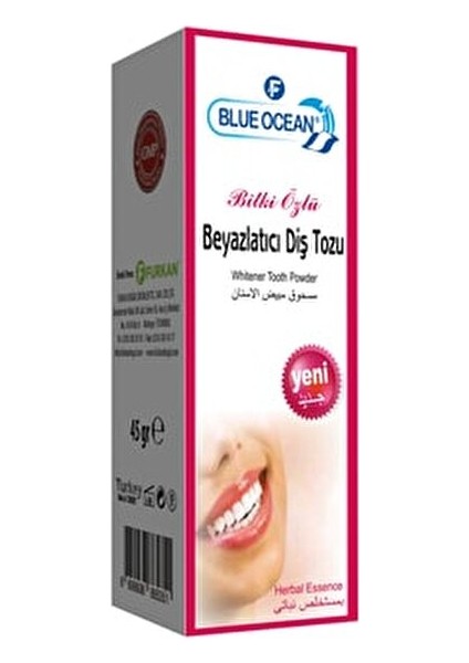 Beyazlatıcı Diş Tozu Bitki Özlü 50 ml Herbal Aroma ile Diş Temizliği fiyatları