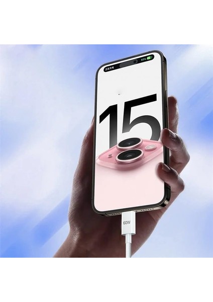 Pdateknoloji 60W Hızlı Şarj ve Data Kablosu AZ-06A (Beyaz) fiyatları