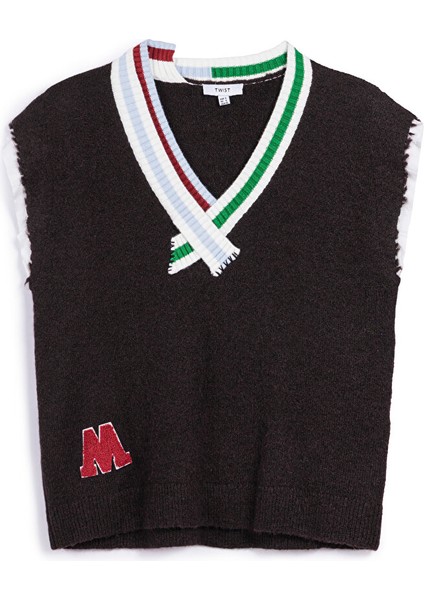 COLORBLOCK RAW EDGE SÜVETER TW6250050148074 indirimleri