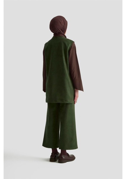 Yelekli Süet Takım 25KD1506 Haki indirimleri