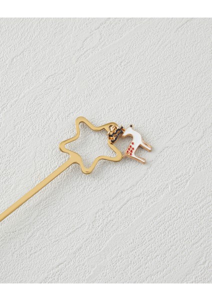 Starry Paslanmaz Çelik T.çatal-Kaşık Set 4 Parça Gold fırsatları