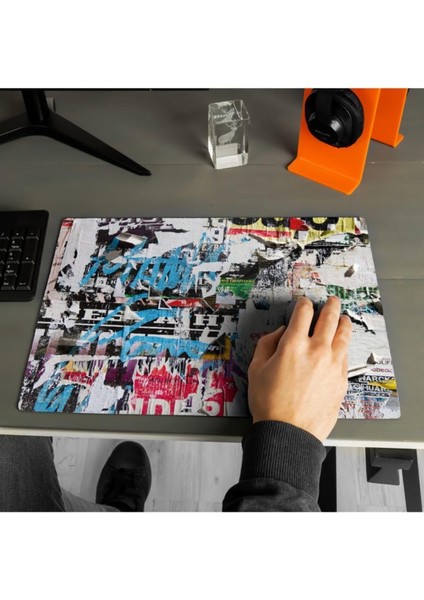 Sokak Duvarı Tasarımlı 40X30 Mousepad - Mouse Pad - Fare Altlığı - Mouse Altlıği - Mouse Pad