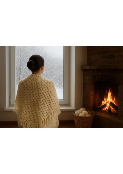 El emeği tığ işi Tiftik yün ajurlu Şal fiyatları