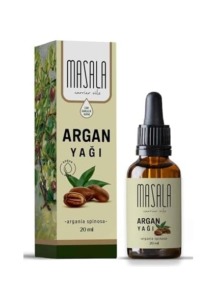 Masala Saf Argan Yağı 20 Ml. Soğuk Pres (Argan Carrier Oil) fiyatları