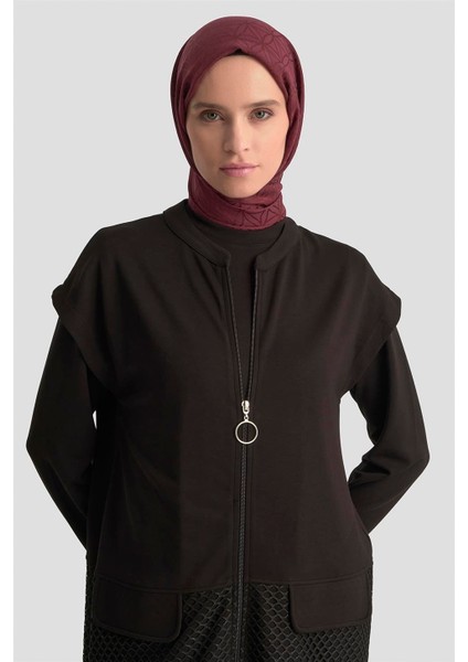 File Yelekli Örme Takım 25KD1803 Siyah fiyatları