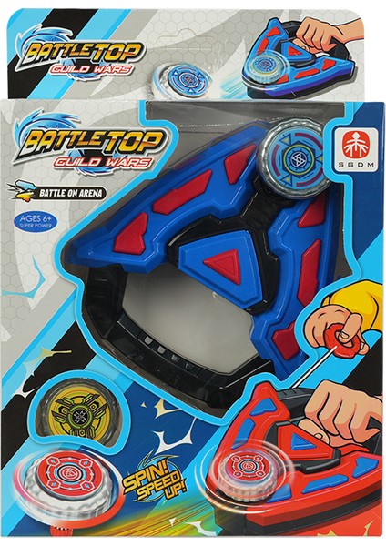 Battle Top Fırlat Gitsin Mavi