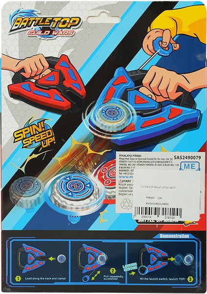 Battle Top Fırlat Gitsin Mavi modelleri