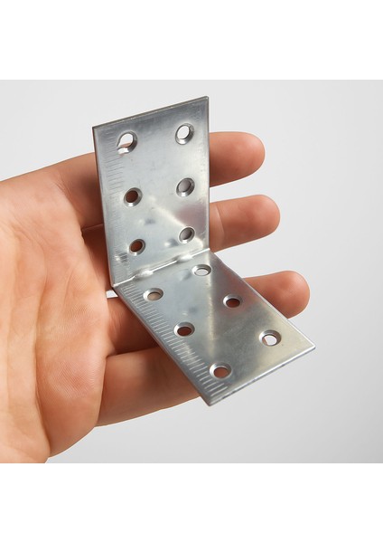 Metal L Demiri 40X60X60 mm Köşebent (50 Adet) Mobilya Dolap Eşya Duvara Sabitleme Bağlantı Aparatı fırsatları