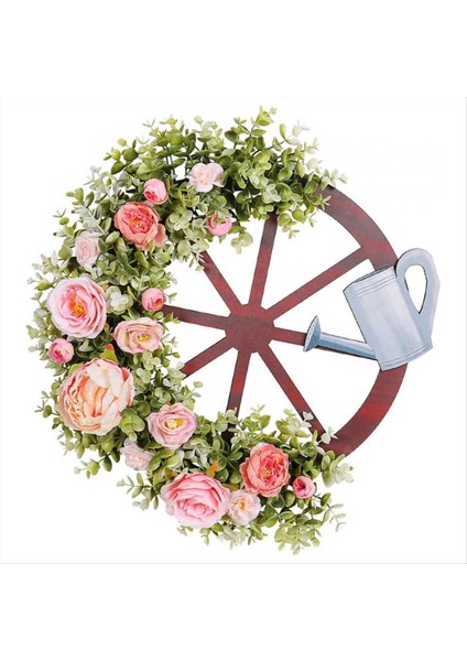 Yaratıcılar Su Isıtıcı Çark Çelenk Bahar Simülasyon Çelenk Açık Pastoral Sahne Düzeni Sahne Sahne (Yurt Dışından)