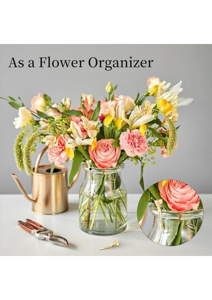 Çiçek Aralıklı Tutucu Çiçek Düzenleme Tutucu Buket Twister Bitki Fiksasyonu Için Yeniden Kullanılabilir Çiçek Kapak Malzemeleri Altın (Yurt Dışından) fırsatları