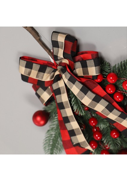 Noel Süslemeleri Çelengi Kolye Noel Yaylar Bahçe ve Avlu Süslemeleri (Yurt Dışından) fırsatları