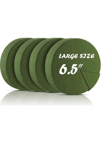 4pcs Çiçek Köpük Blokları 6 5 Inç Yuvarlak Kuru Çiçek Köpük Yapay Çiçekler Düğün Koridoru Çiçekleri Için Parti Dekorasyonu (Yurt Dışından)