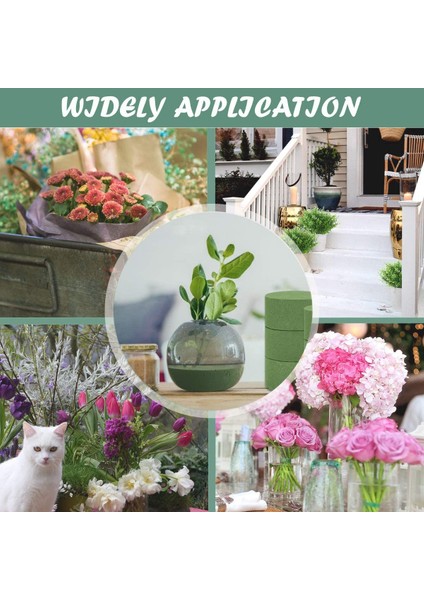 4pcs Çiçek Köpük Blokları 6 5 Inç Yuvarlak Kuru Çiçek Köpük Yapay Çiçekler Düğün Koridoru Çiçekleri Için Parti Dekorasyonu (Yurt Dışından) indirimleri