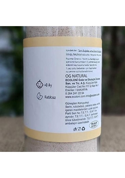 Og Organik Keçiboynuzlu Bebek Muhallebisi Karışımı 320 gr fiyatları