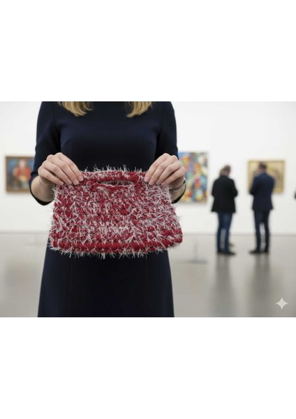 Kulplu Saçaklı + Penye Tığ Işi El Örgüsü Çanta modelleri