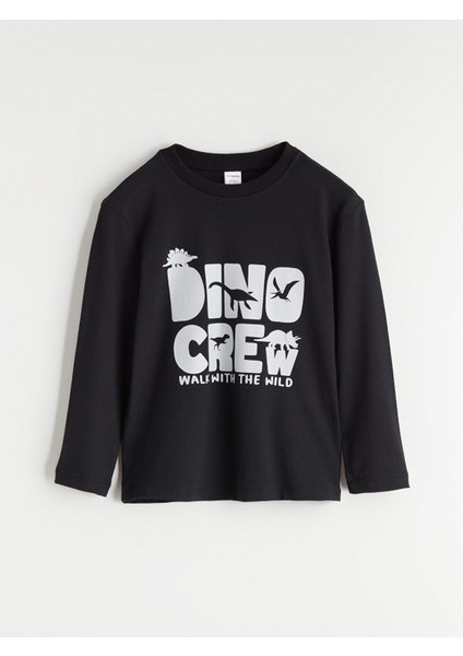 Yeni Sezon Dinozor Baskılı Erkek Çocuk Tişört