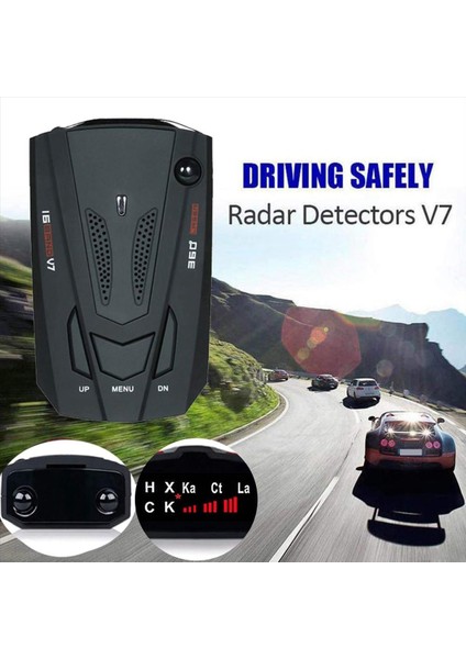 Arabalar Için Radar Dedektörü Otomatik 360 Derece Şehir/karayolu Modu Sesli Arabalar Için Sürüş Yardımları A (Yurt Dışından) fiyatları