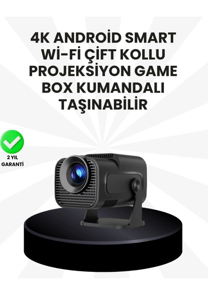 Wifi6 ve Bluetooth 5.4 Destekli LED Projektör - HCS350PRO
