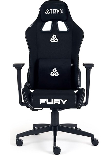 Fury Black Kumaş Oyuncu Koltuğu