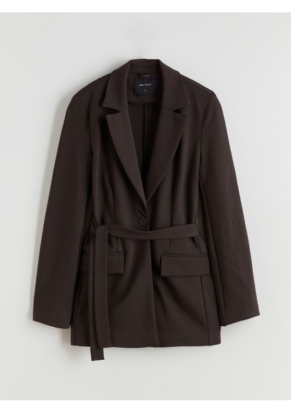 Yeni Sezon Beli Kuşaklı Kadın Blazer Ceket indirimleri