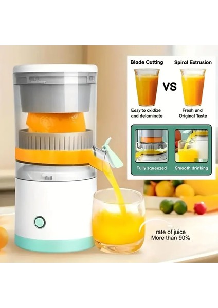 Kablosuz Taşınabilir Şarjlı Narenciye Sıkacağı Portakal Meyve Sıkacağı (4940) modelleri