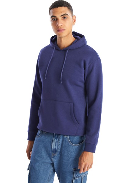 Yeni Sezon Uzun Kollu Erkek Kalın Hoodie