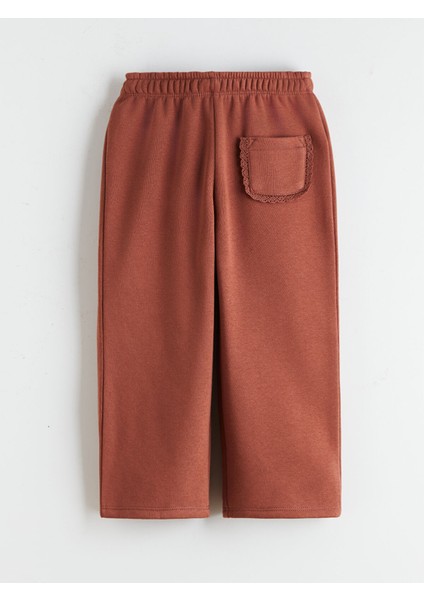 Yeni Sezon Beli Lastikli Basic Kız Çocuk Eşofman Altı