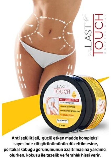 Jel Selülit Karşıtı C Vitaminli 250 ml Tüm Cilt Tiplerine Uygun