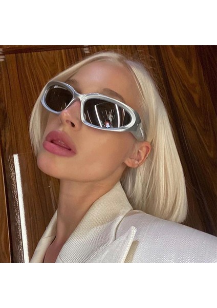 Yeni Fütüristik Y2K Sıcak Kız Güneş Gözlükleri Bisiklet Punk Spor Internet Ünlü Güneş Gözlükleri Kadın Sınır Ötesi Modaya Uygun Gözlükler (Yurt Dışından) fiyatları
