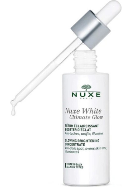White Ultimate Glow Aydınlatıcı Serum 30 ml + Dezenfektan Hediyeli - %72 Alkol