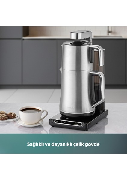Teabot 1785H Otomatik Çay Makinesi Krom modelleri