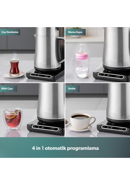 Teabot 1785H Otomatik Çay Makinesi Krom fırsatları