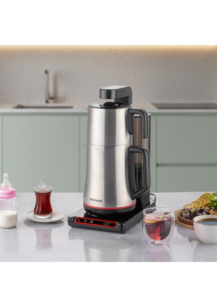 Teabot 1786H Otomatik Çay Makinesi Siyah