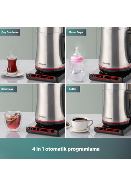 Teabot 1786H Otomatik Çay Makinesi Siyah modelleri