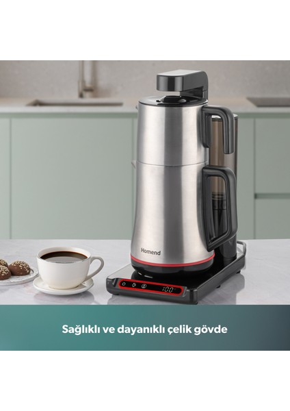 Teabot 1786H Otomatik Çay Makinesi Siyah fırsatları