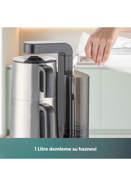 Teabot 1786H Otomatik Çay Makinesi Siyah