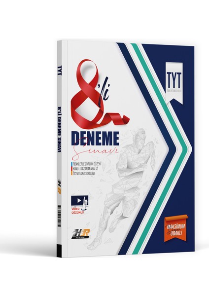 TYT 8'li Deneme Sınavı Seti – Üniversite Sınavına Hazırlık, 17-18 Yaş Lise Öğrencilerine Özel 2026 fiyatları