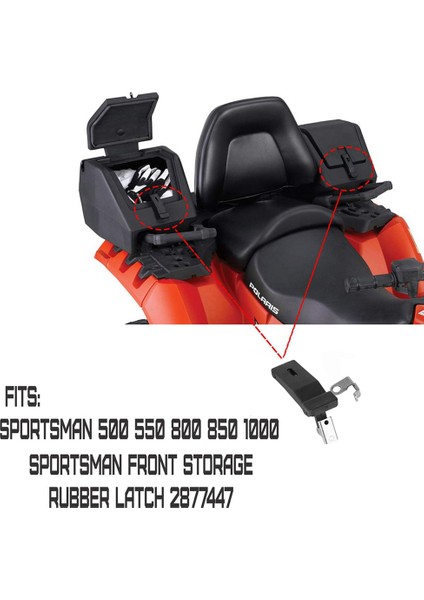 2877447 Esnek Kauçuk Ön Depolama Rafı Mandalı 4inch Polaris Sportsman Için 500 550 800 850 1000 (4 Paket) (Yurt Dışından) fırsatları