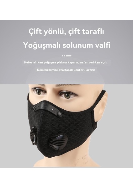 Yeni Bisiklet Maskesi Aktif Karbon Filtre Elemanlı Bisiklet Maskesi Açık Spor Toz Geçirmez Anti-Duman Nefes Alabilir (Yurt Dışından) modelleri