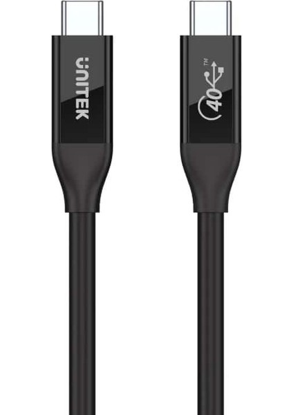 Unıtek Usb4 Thunderbolt Kablo 0.8mt 40GBPS, 8K&60Hz,100W (C14100BK-0.8M)