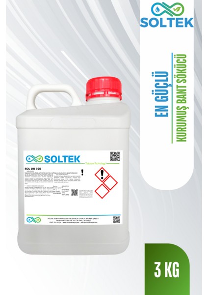 Solvex Dr 920 Kurumuş Bant ve Folyo Sökücü-3 kg