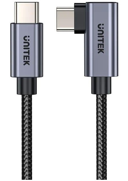 Unıtek Type-C Hızlı Şarj Kablosu 90 Derece 3 Metre 100W (C14123BK-3M) fiyatları