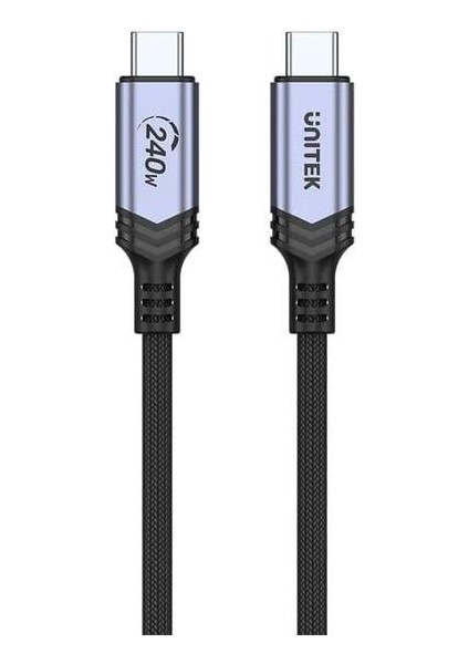 Unıtek Type-C Hızlı Şarj Kablosu 2mt 240W (C14110GY-2M)