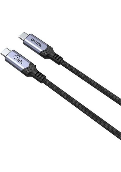 Unıtek Type-C Hızlı Şarj Kablosu 2mt 240W (C14110GY-2M)