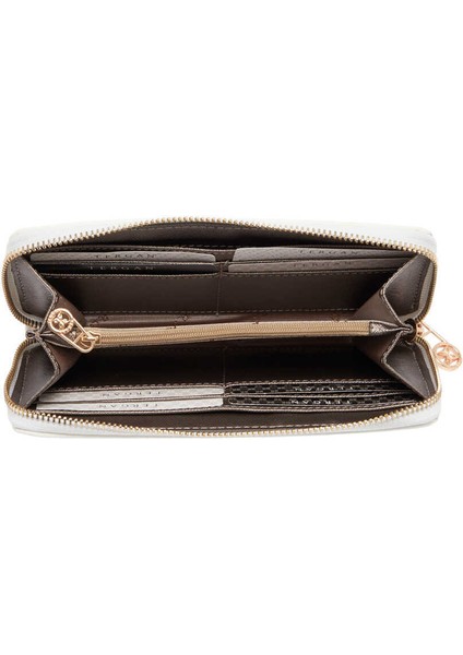 Beyaz Print Kadın Cüzdan - S1CB00055813-U1A